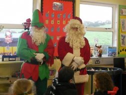 Santa Visits Clea