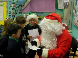 Christmas at Clea! Santa visits Clea!