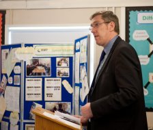 Education Minister visited our School.